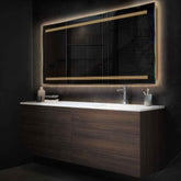 Espejo LED Rectangular | Control por interruptor de pared | Luz blanca cálida - Reyze Seria Minimal Model 8